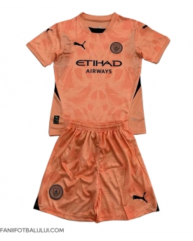 Manchester City Portarii Echipament de Fotbal Replică 2024-25 Copii Deplasare (+ Șorturi)